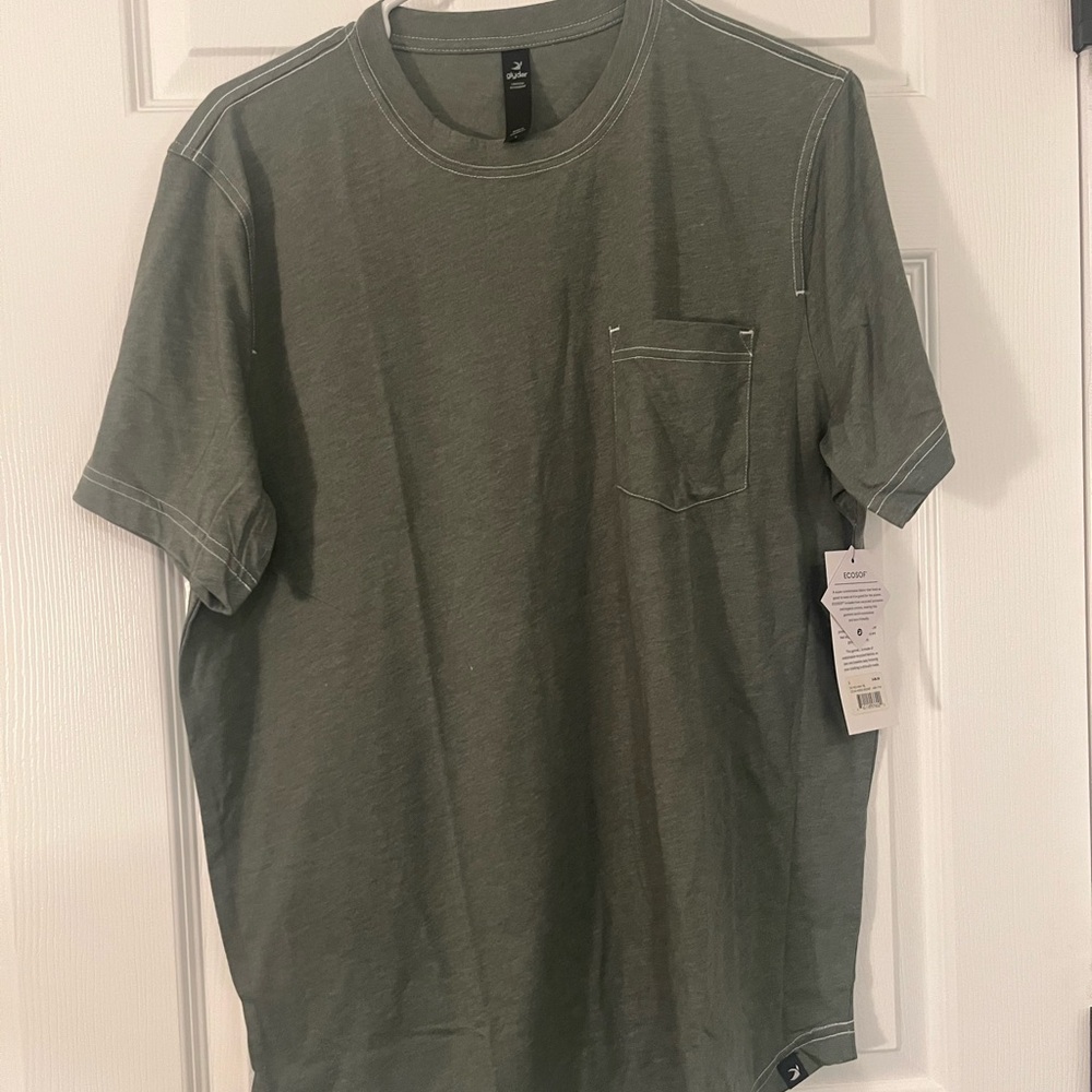 Glyder Do No Harm Tee Ocean Moss Heather Size Large NWT
